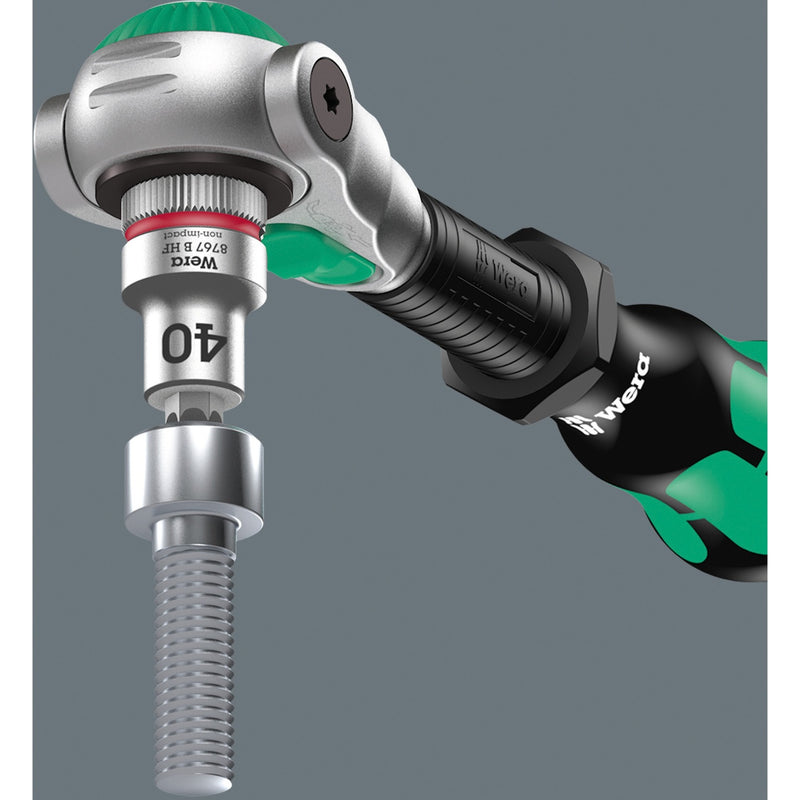 Load image into Gallery viewer, Wera 8100 sa all-in zyklop speed-ratelset, 42-delig gereedschapsset (zwart groen, 1 4 -aandrijving, met vasthoudfunctie, metrisch)