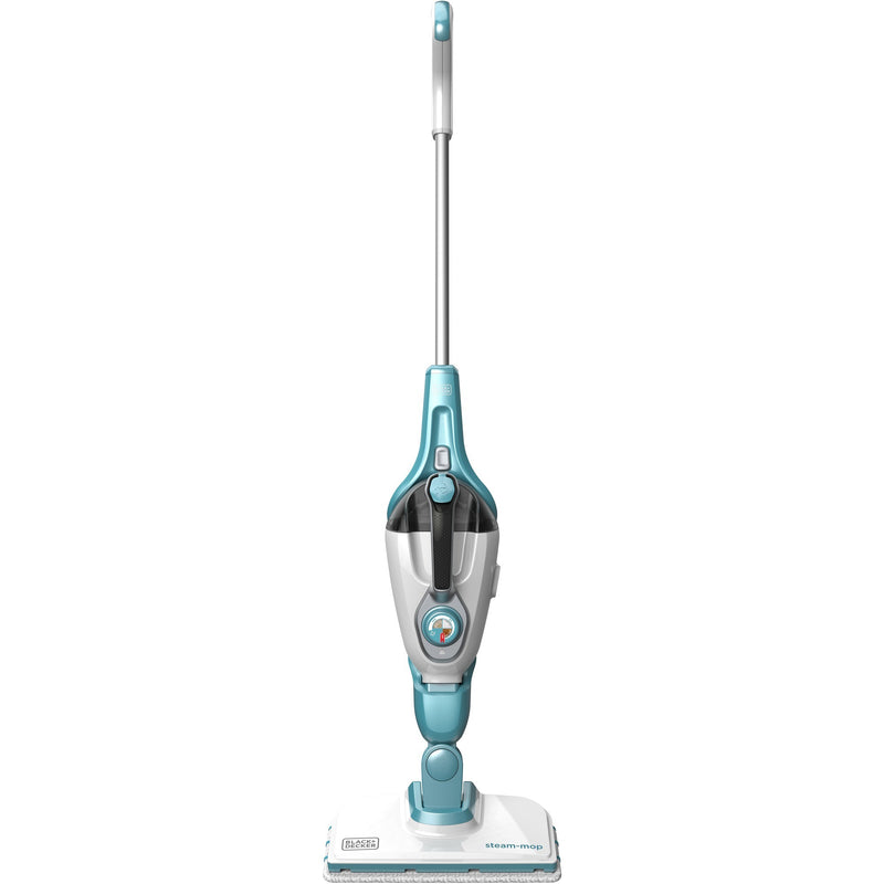 Afbeelding laden in galerijviewer, Black+decker fsmh1321 1600w steam-mop met 6 accessoires stoomreiniger (wit blauwgrijs)