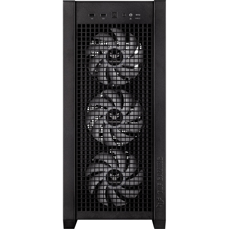 Load image into Gallery viewer, Asus tuf gaming gt302 argb midi tower behuizing (zwart | 2x usb-a | 1x usb-c | rgb | tempered glass)