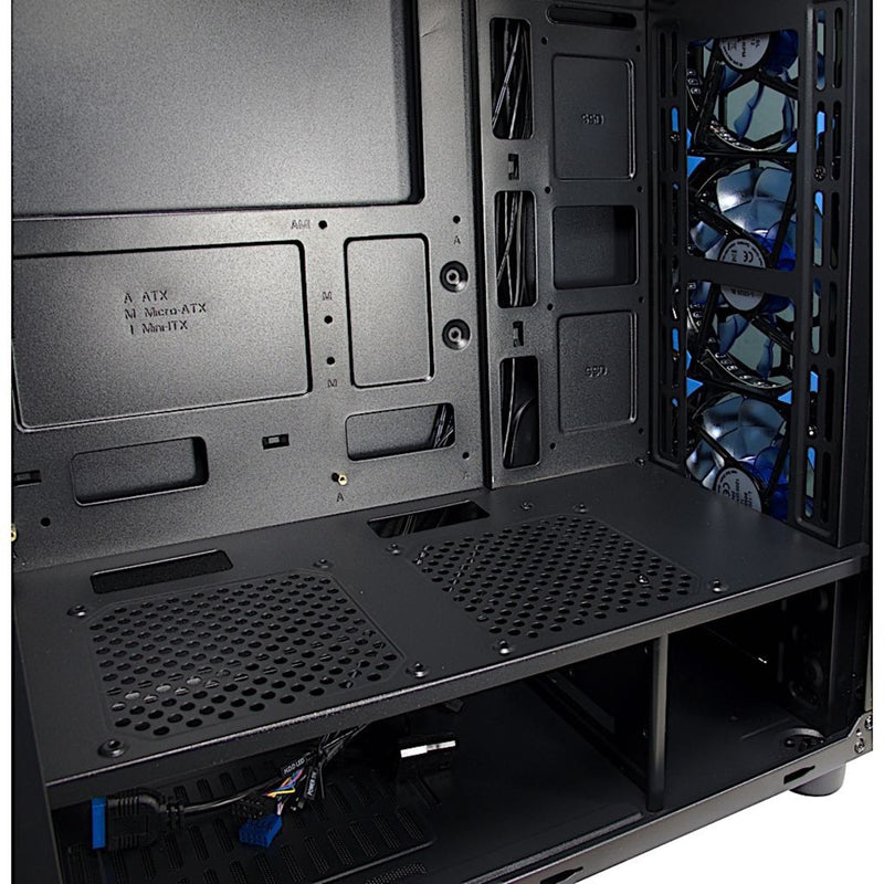Load image into Gallery viewer, Inter-tech cxc2 midi tower behuizing (zwart | 3x usb-a | window)