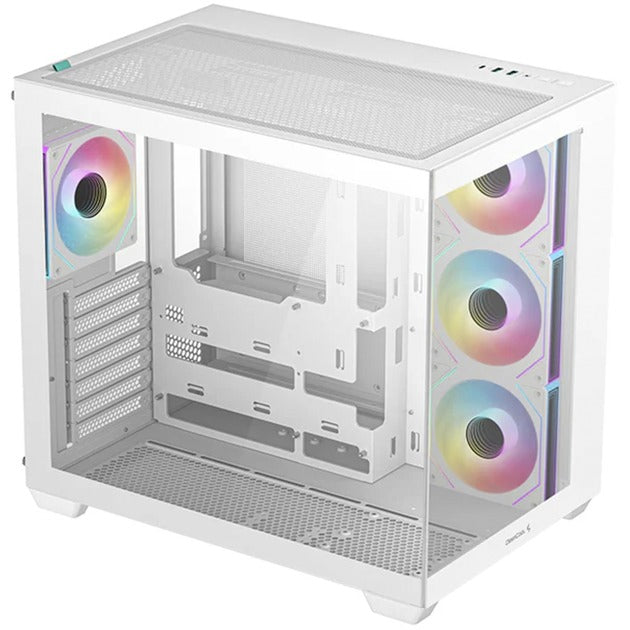 Afbeelding laden in galerijviewer, Deepcool cg530 4f midi tower behuizing (wit | 2x usb-a | 1x usb-c | rgb | tempered glass)
