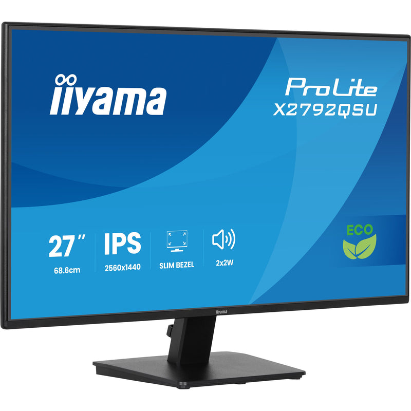 Load image into Gallery viewer, Iiyama prolite x2792qsu-b1 27 gaming monitor (zwart, hdmi, displayport, 2x usb-a, usb-b, 120 hz)