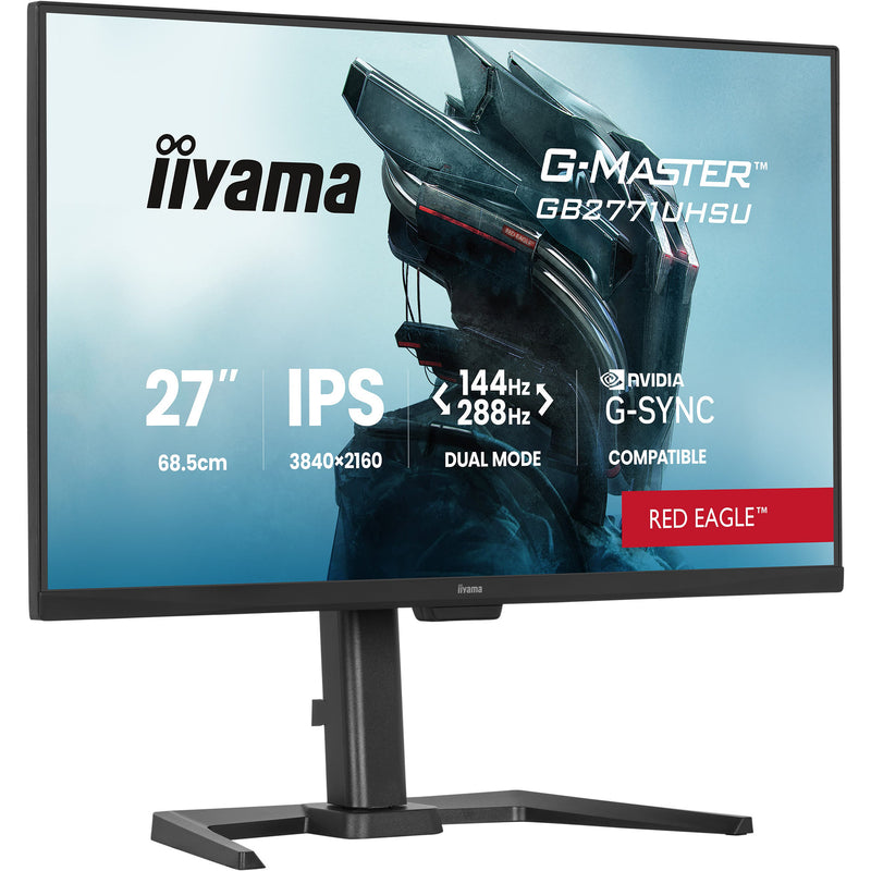 Load image into Gallery viewer, Iiyama g-master red eagle gb2771uhsu-b1 27 4k uhd gaming monitor (zwart (mat), 2x hdmi, displayport, 2x usb-a, 2x usb-c, 144 hz 288 hz)