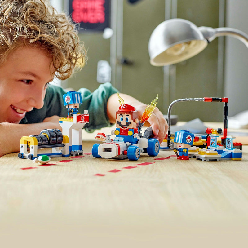 Load image into Gallery viewer, Lego super mario 72035 mario kart toads garage
