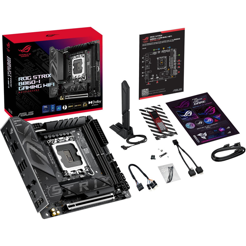Load image into Gallery viewer, Asus rog strix b860-i gaming wifi socket 1851 moederbord (raid, 2.5 gb-lan, wi-fi 7, bt, sound, mini-itx)