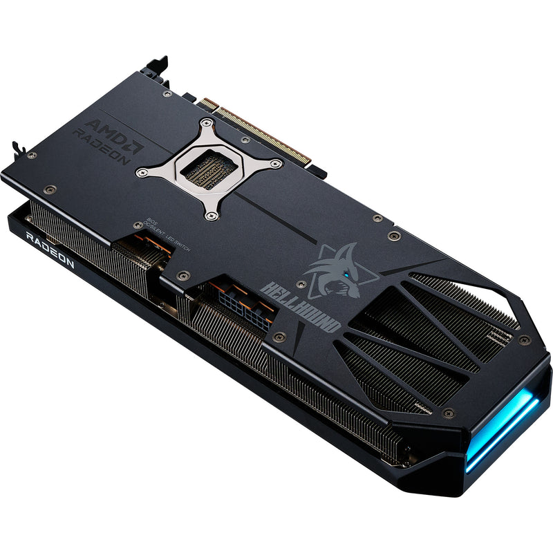 Load image into Gallery viewer, Powercolor radeon rx 9070 gre hellhound 12gb gddr6 grafische kaart (zwart, rdna4, 3x displayport, 1x hdmi 2.1)