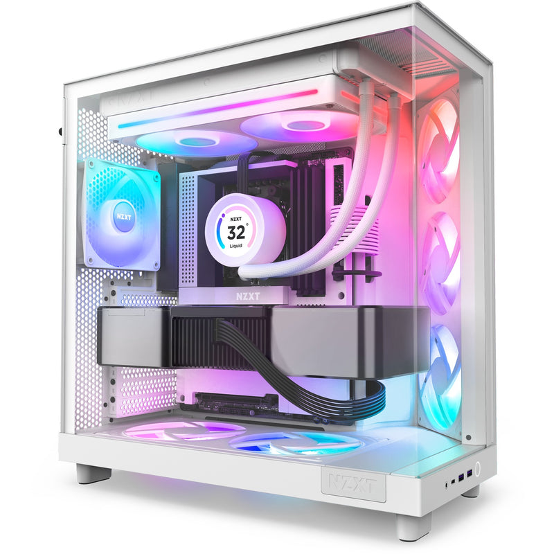 Load image into Gallery viewer, Nzxt f280 rgb core case fans (wit, 2 stuks, 280 x 140 x 26 mm)