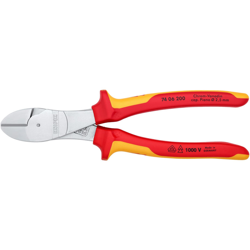Load image into Gallery viewer, Knipex kracht-zijsnijtang verchroomd 200 mm - 7406200