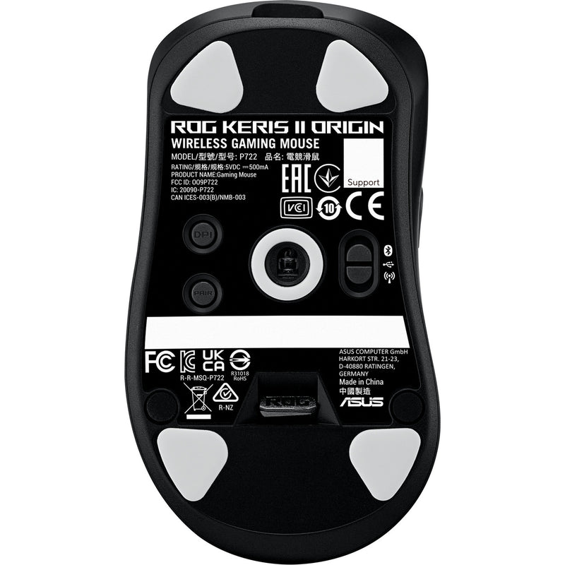 Load image into Gallery viewer, Asus rog keris ii origin gaming mouse (zwart, 42.000 dpi, rgb, usb, 2.4ghz, bluetooth)