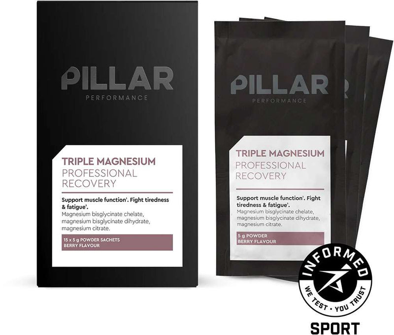Load image into Gallery viewer, Pillar performance triple magnesium travel pack 15x5g