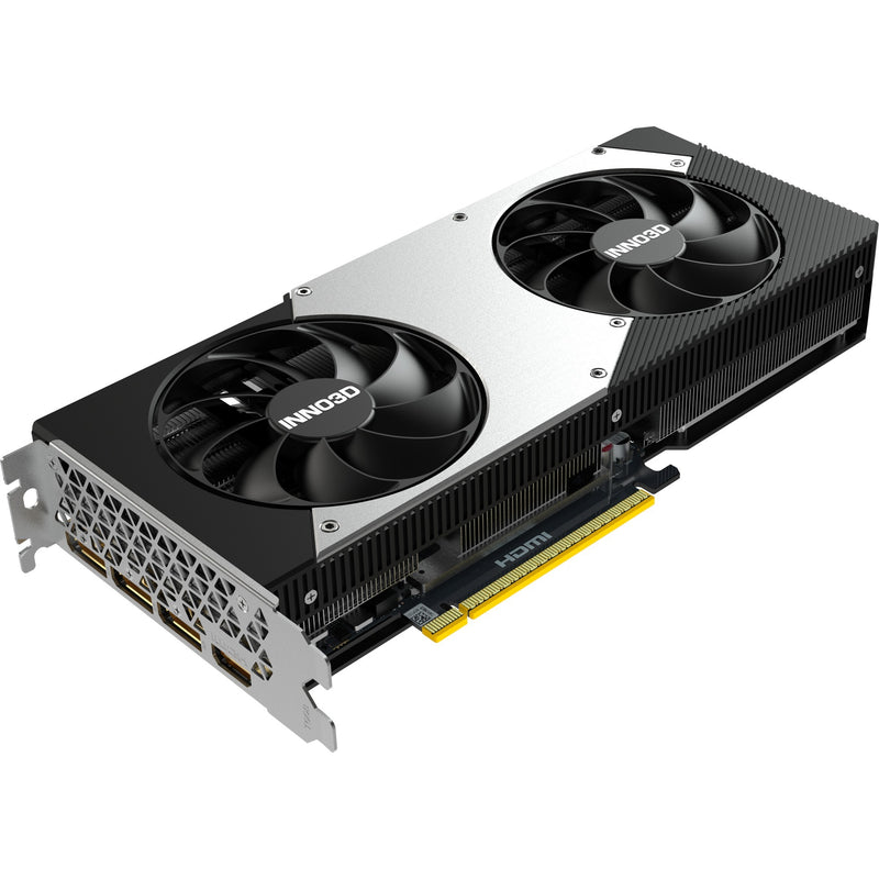 Load image into Gallery viewer, Inno3d geforce rtx 5070 twin x2 oc grafische kaart (zwart, dlss 4, 3x displayport, 1x hdmi 2.1)