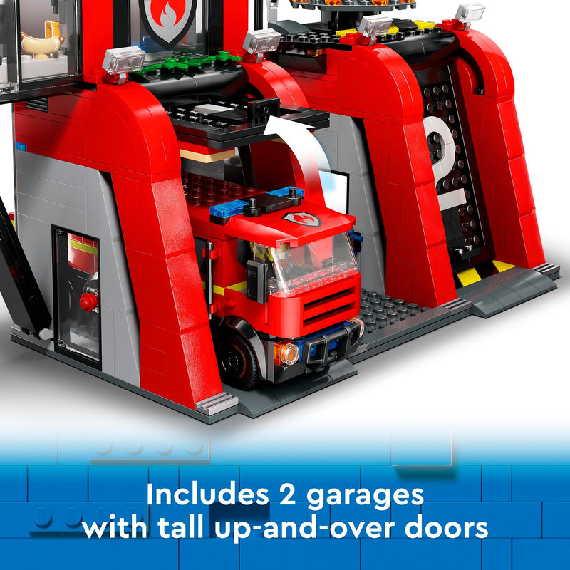 Load image into Gallery viewer, Lego city 60414 brandweerkazerne en brandweerauto
