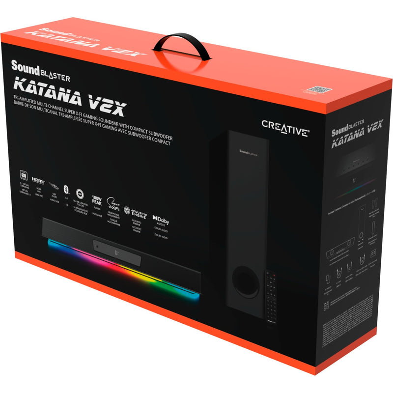 Load image into Gallery viewer, Creative sound blaster katana v2x soundbar (zwart)