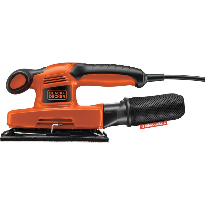 Afbeelding laden in galerijviewer, Black+decker 240w 1 3vel vlakschuurmachine (zwart oranje)