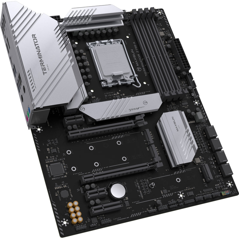Afbeelding laden in galerijviewer, Maxsun ms-terminator z790-a wifi socket 1700 moederbord (zwart, raid, 2.5 gb-lan, wlan, bt, sound, atx)