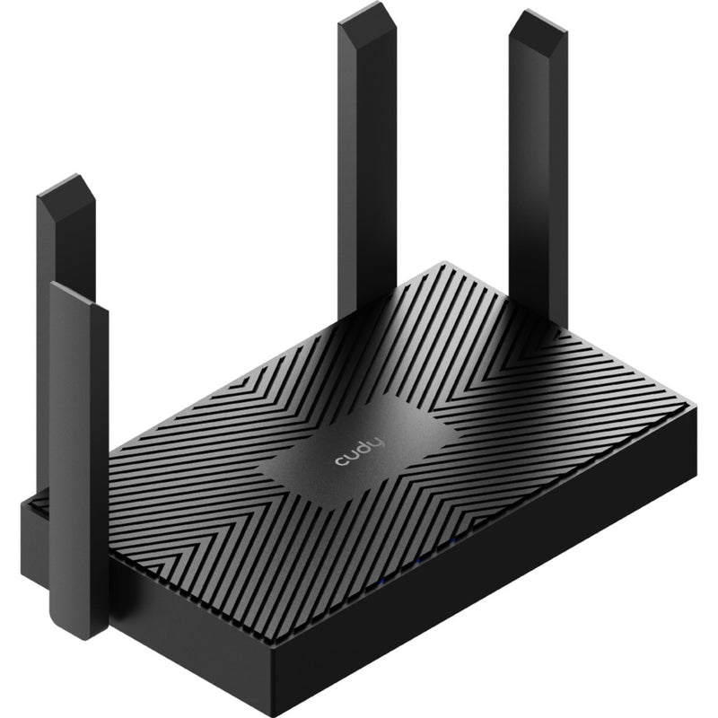 Load image into Gallery viewer, Cudy ax1500 gigabit wi-fi 6 router (zwart, app)
