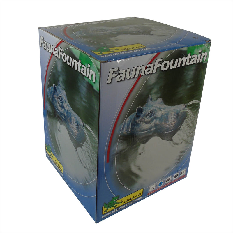 Load image into Gallery viewer, Ubbink drijvende spuitfiguur nijlpaardenkop waterornament