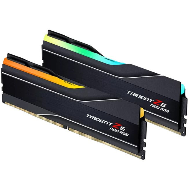 Load image into Gallery viewer, G.skill 64 gb ddr5-6000 (2x 32 gb) kit werkgeheugen (zwart, f5-6000j3040g32gx2-t, trident z5 neo rgb, expo)