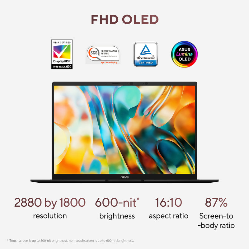 Afbeelding laden in galerijviewer, Asus zenbook 14 um3406ga-qd031w 14 copilot+ laptop (zwart | ryzen ai 7 445 | radeon 840m | 32 gb | 1 tb ssd)