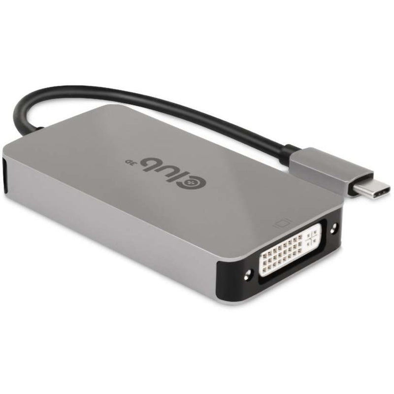 Load image into Gallery viewer, Club 3d usb 3.2 gen1 type-c naar dvi-d hdcp off version adapter (grijs zwart)
