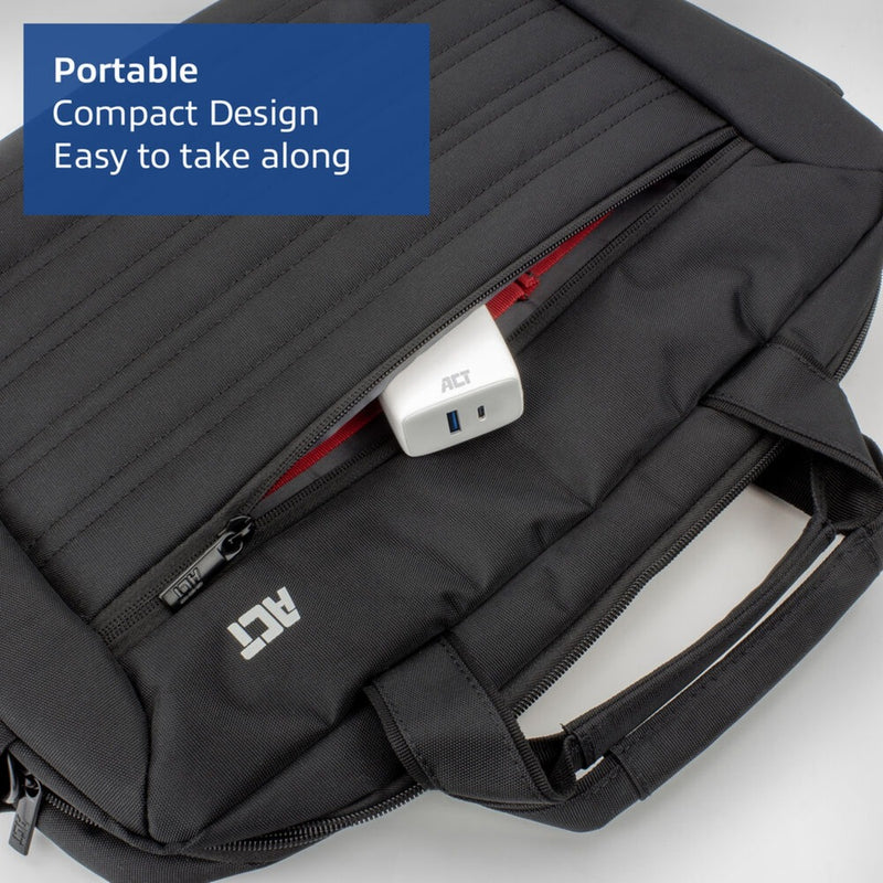 Load image into Gallery viewer, Act connectivity usb-c usb-a lader 20w met power delivery pps, quick charge, ganfast oplader (wit)