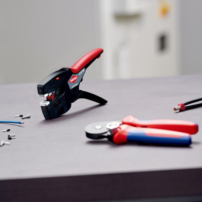 Load image into Gallery viewer, Knipex nexstrip striptang (zwart rood)
