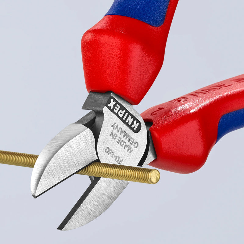 Load image into Gallery viewer, Knipex zijsnijtang 70 02 140 kniptang (rood blauw)