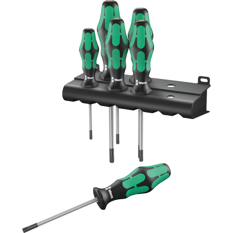 Load image into Gallery viewer, Wera 367 6 schroevendraaierset kraftform plus (zwart groen, 6-delig)