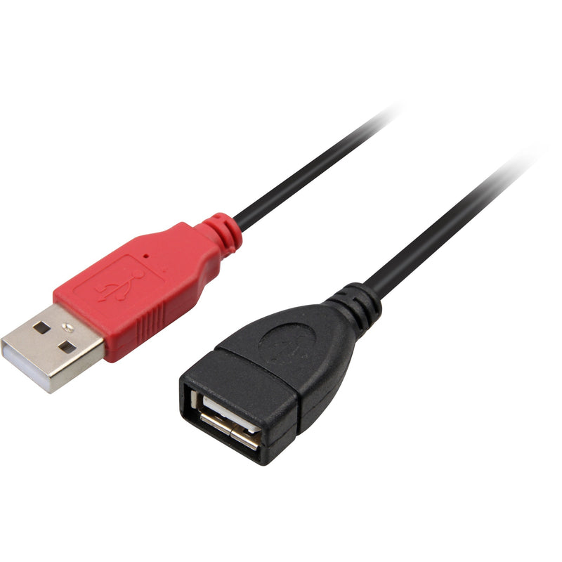 Load image into Gallery viewer, Delock y-kabel 2x usb-a 2.0 male > 1 x usb-a 2.0 female splitterkabel (zwart rood, 0,2 meter)