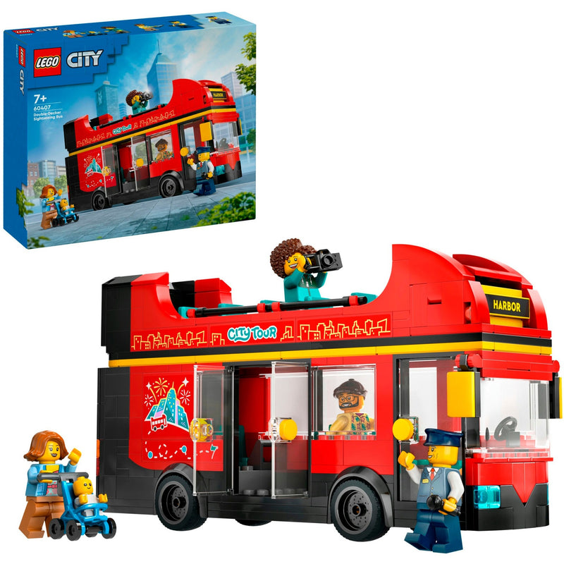 Load image into Gallery viewer, Lego city toeristische rode dubbeldekker - 60407