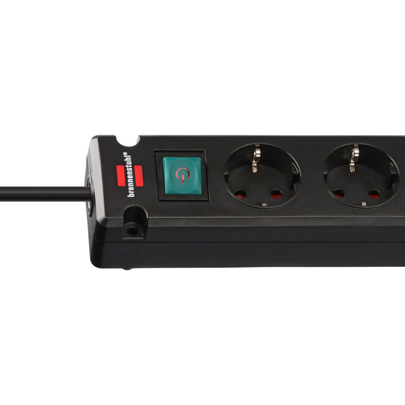 Load image into Gallery viewer, Brennenstuhl bremounta stekkerdoos 5-voudig met 2 usb c-laadcontactdozen stekkerdoos (zwart, 2x usb c)