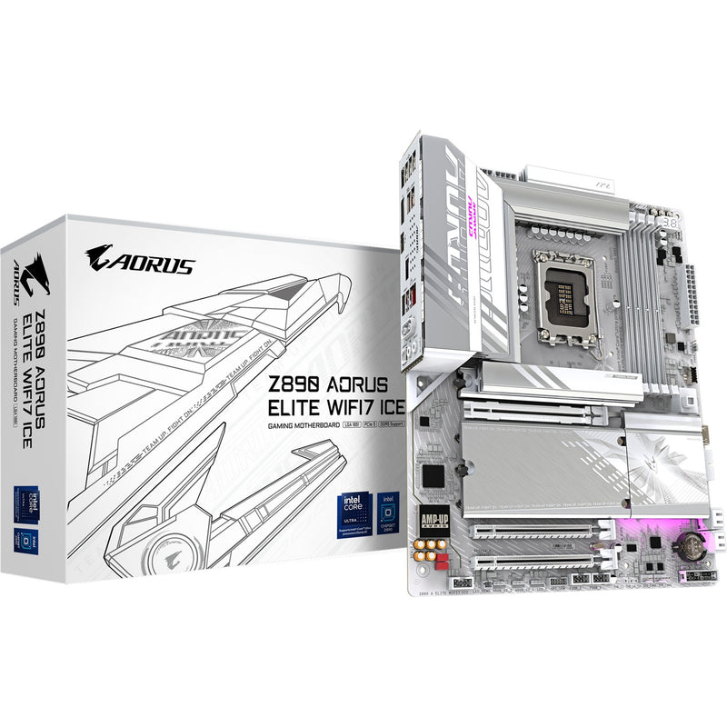 Load image into Gallery viewer, Gigabyte z890 aorus elite wifi7 ice socket 1851 moederbord (raid, 2.5gb-lan, wi-fi 7, bt, sound, atx)