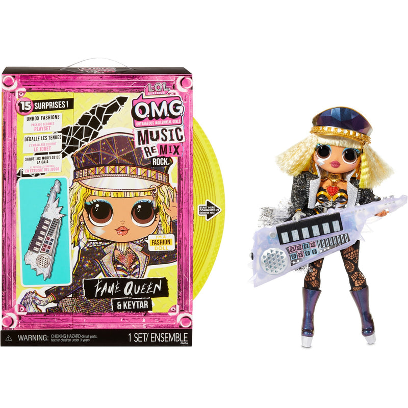 Load image into Gallery viewer, Mga entertainment l.o.l. surprise! omg remix rock - fame queen and keytar pop
