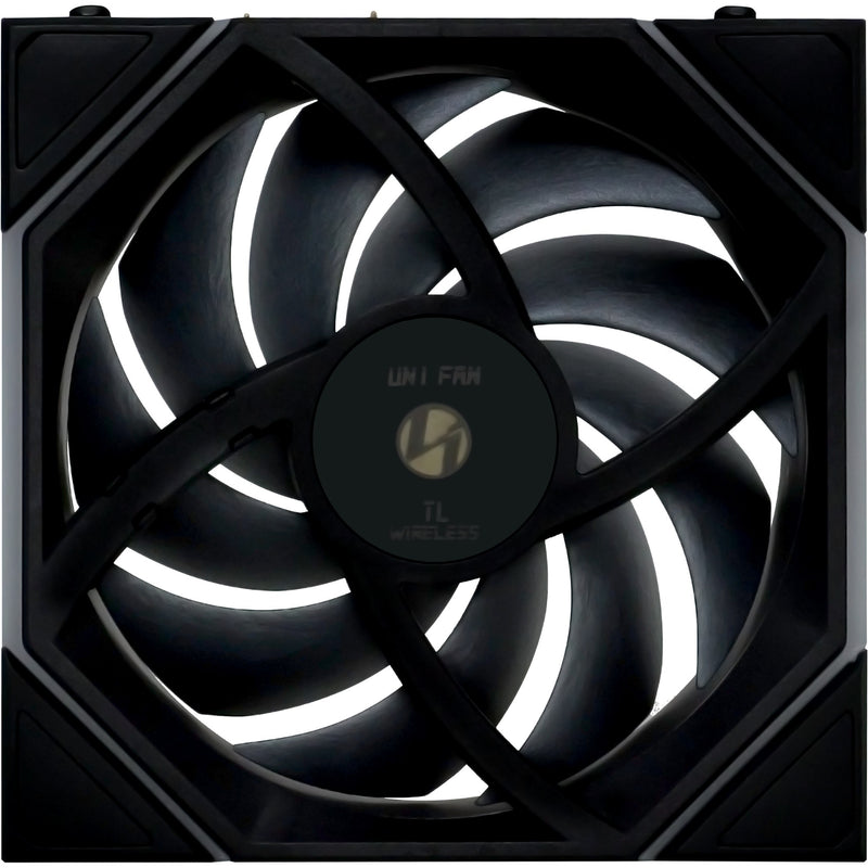Load image into Gallery viewer, Lian li uni fan tl 120 wireless reverse blade rgb case fans (zwart, 3 stuks, 120 x 124 x 28 mm, pwm, incl. controller)