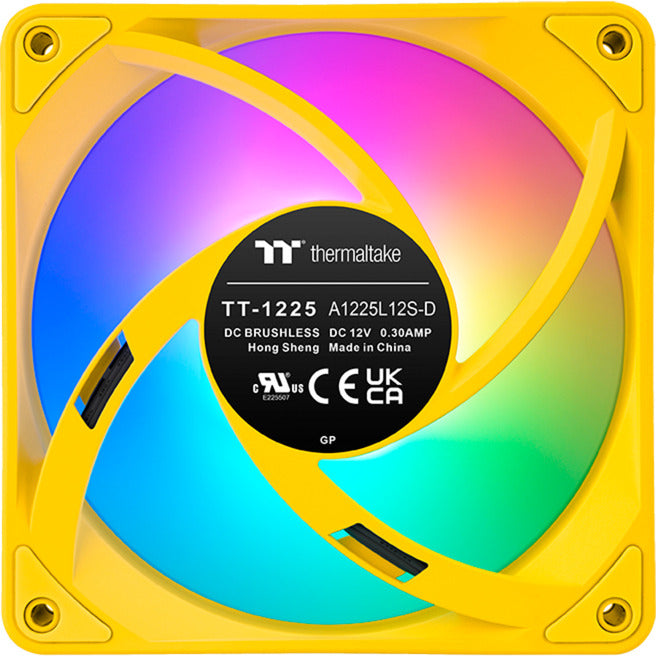 Load image into Gallery viewer, Thermaltake ct120 ex argb sync pc cooling fan bumblebee (3-fan pack) case fans (geel, 3 stuks, 120 x 120 x 25 mm, pwm)