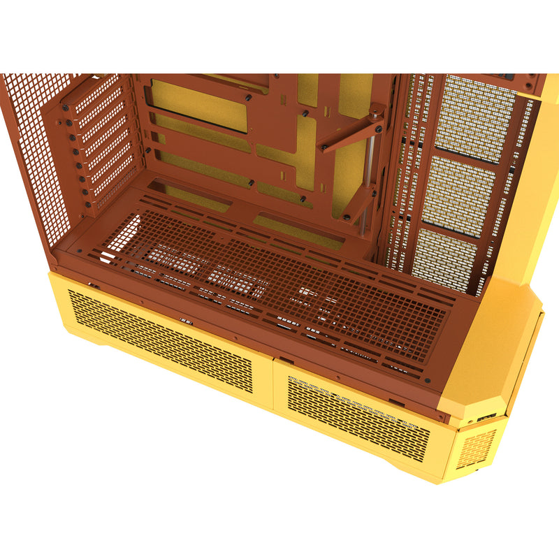 Load image into Gallery viewer, Thermaltake view 600 tg butter caramel big tower behuizing (geel | 2x usb-a | 1x usb-c | tempered glass)
