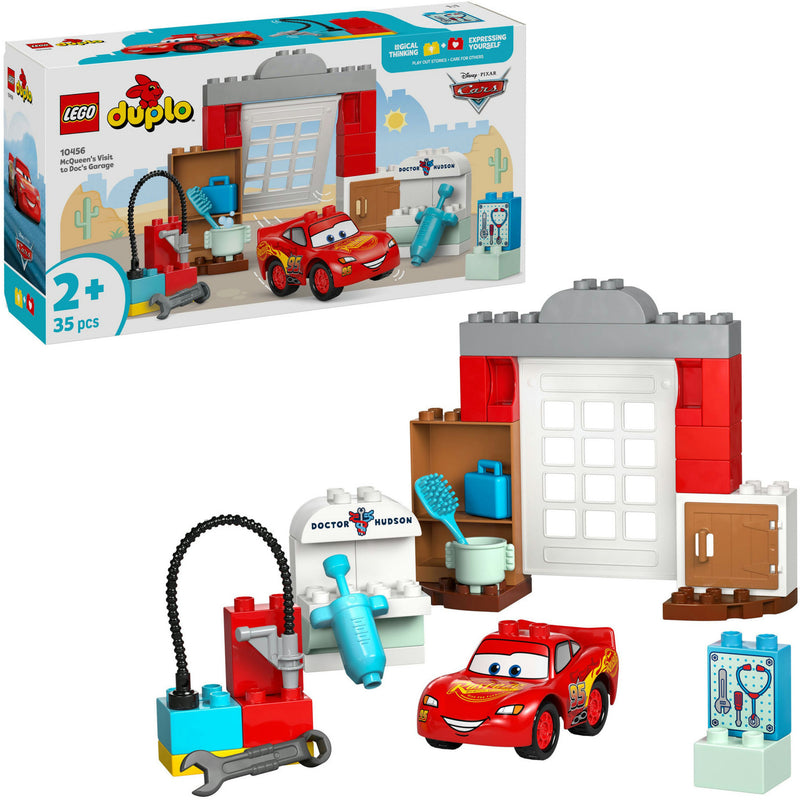 Afbeelding laden in galerijviewer, Lego duplo disney en pixar cars mcqueens bezoek aan docs garage - 10456