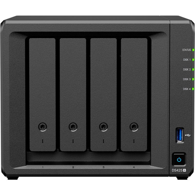 Load image into Gallery viewer, Synology diskstation ds425+ nas (zwart, 2x lan, 2x usb-a 3.2 (5 gbit s))