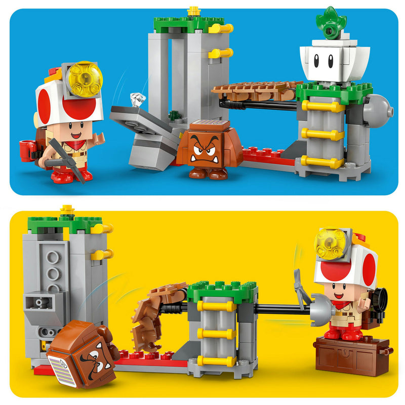 Load image into Gallery viewer, Lego super mario 72040 toad-baas kampeerplaats