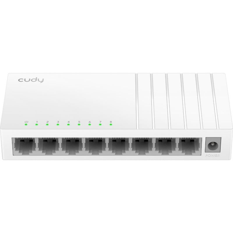 Afbeelding laden in galerijviewer, Cudy 8-port 10 100 mbps unmanaged switch (wit)