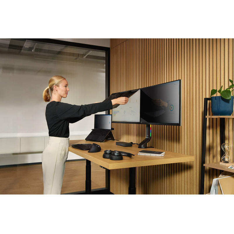 Load image into Gallery viewer, Kensington pro fit ergo kb675 eq tkl rechargeable keyboard (zwart, eu lay-out (qwerty), membraan, 80% (tkl), bluetooth, 2.4 ghz)