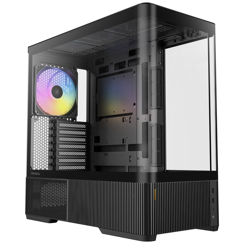 Load image into Gallery viewer, Antec c6 curve argb midi tower behuizing (zwart | 2x usb-a | 1x usb-c | tempered glass)