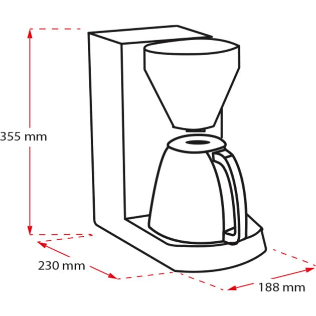 Load image into Gallery viewer, Melitta enjoy therm koffiefiltermachine (zwart)