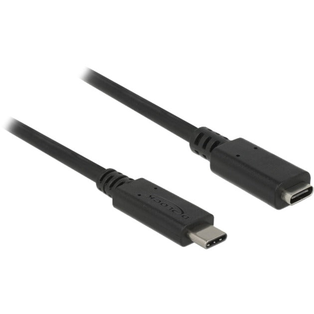 Load image into Gallery viewer, Delock superspeed usb-c 3.1 gen1 male > female verlengkabel (zwart, 2 meter)
