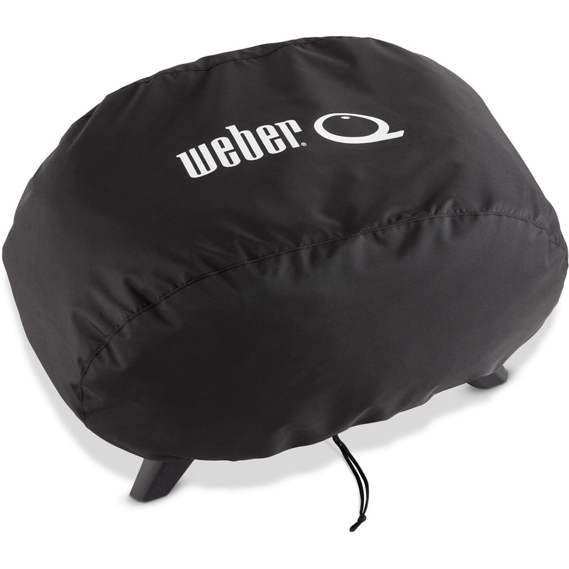 Load image into Gallery viewer, Weber premium hoes voor q1100 1200 beschermkap (zwart)