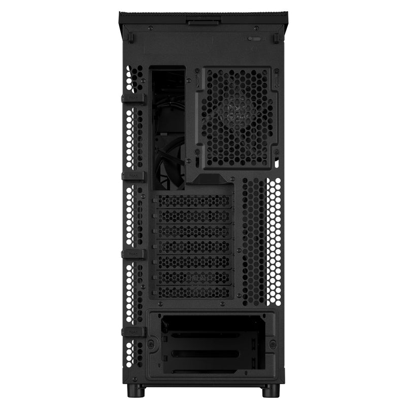 Load image into Gallery viewer, Asus proart pa401 wood edition - metal panel midi tower behuizing (zwart | 2x usb-a | 1x usb-c)