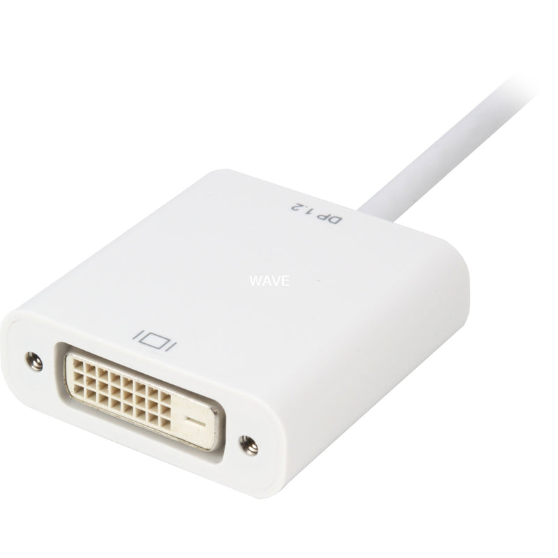 Load image into Gallery viewer, Sharkoon displayport 1.2 > dvi24+1 kabel (wit, 0,15 meter)