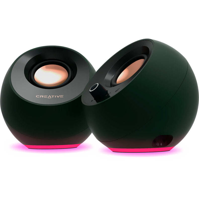 Load image into Gallery viewer, Creative pebble pro pc-luidspreker (zwart, aux, usb-a, usb-c, bluetooth 5.3, rgb)