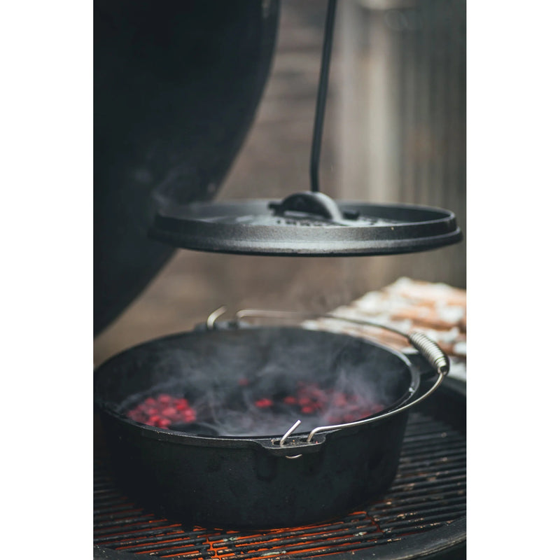 Afbeelding laden in galerijviewer, The windmill dutch oven 6 qt zonder pootjes kookpan (zwart, ø 31,5 cm | 5.9 liter)
