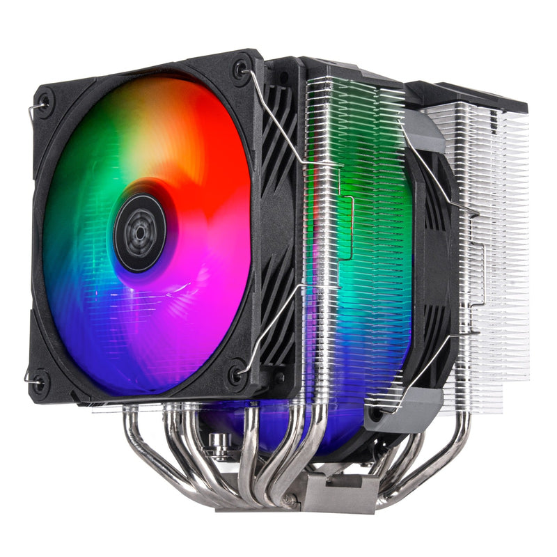 Load image into Gallery viewer, Silverstone sst-hyd140-argb cpu-koeler (4-pins pwm fan-connector, 4-1 pin argb (5v led))